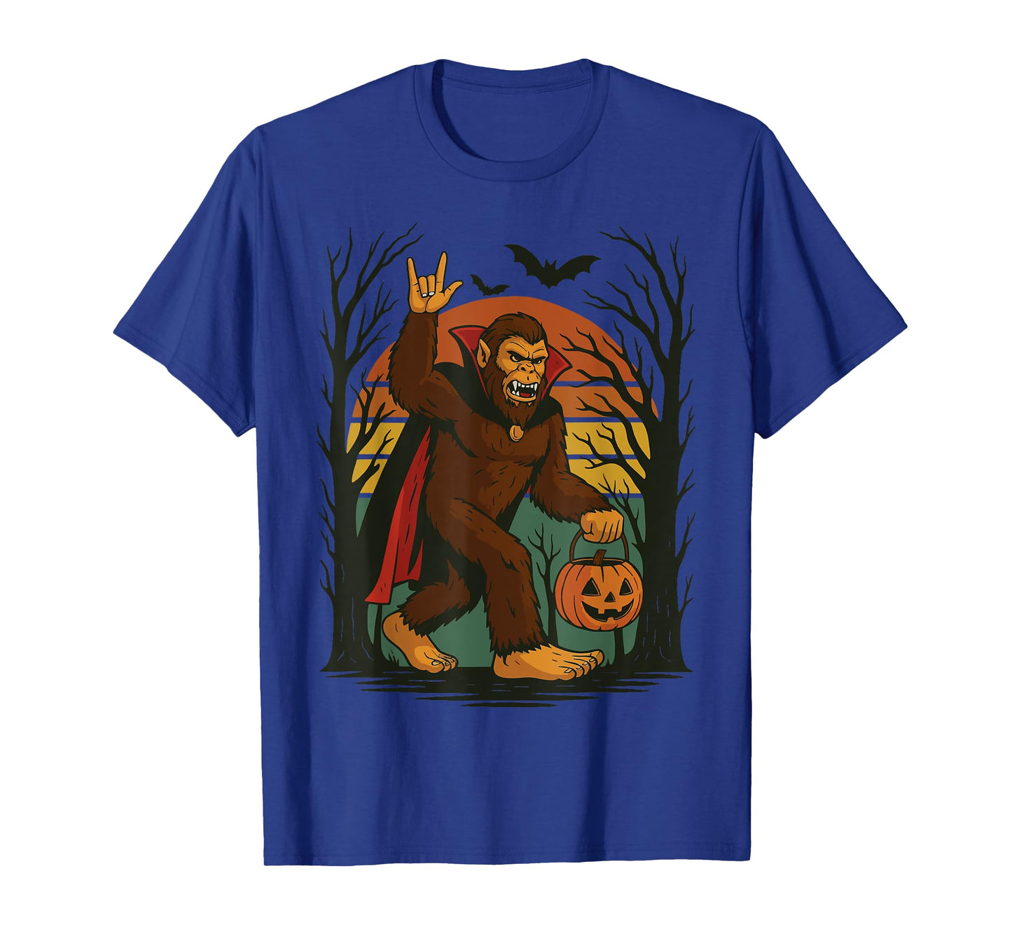 Bigfoot Halloween Vampire T-Shirt