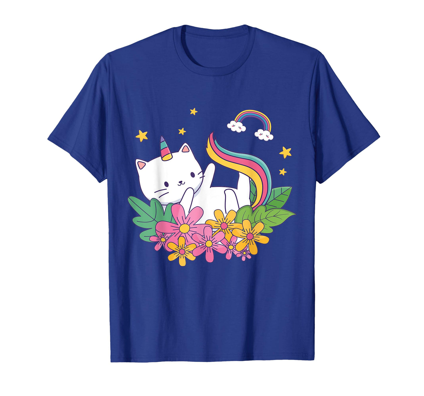 Meowgical Caticorn- Cat Unicorn Girls Women Kittycorn T-Shirt