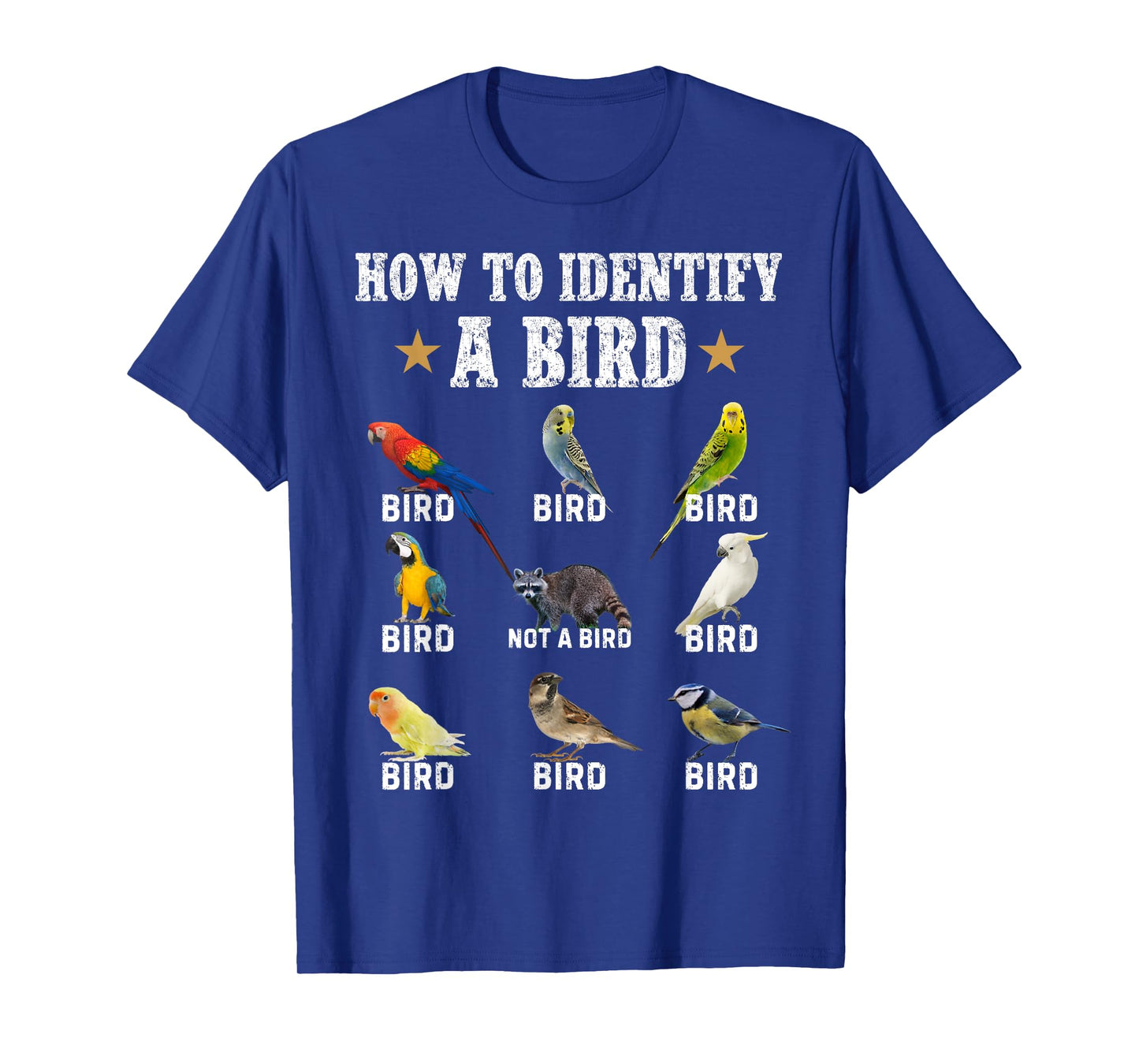 How to identify a Bird Nerd Bird Lover Birding Bird Watching T-Shirt