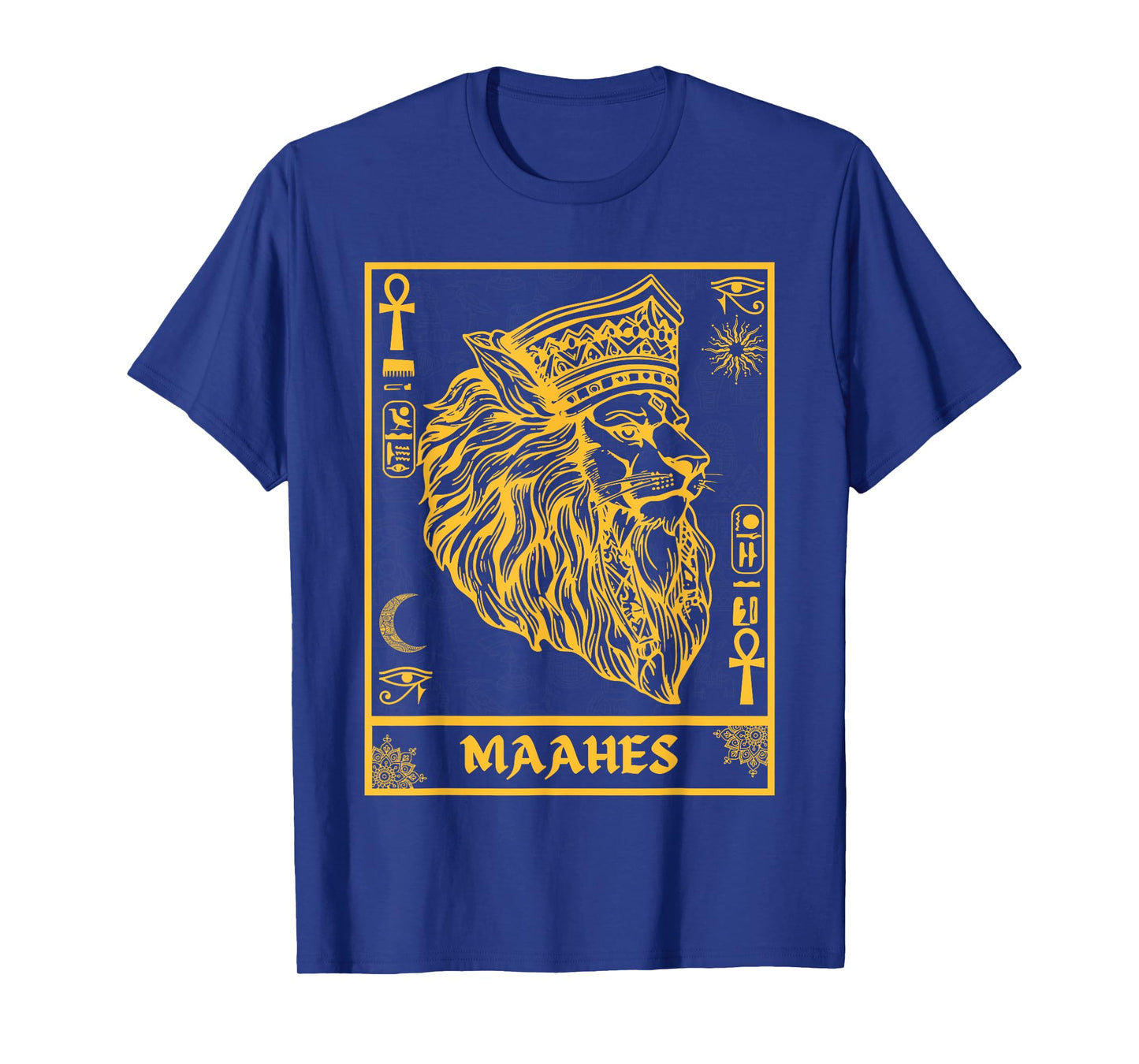 Ancient Egypt Maahes Egyptian War God Kemetic Art T-Shirt