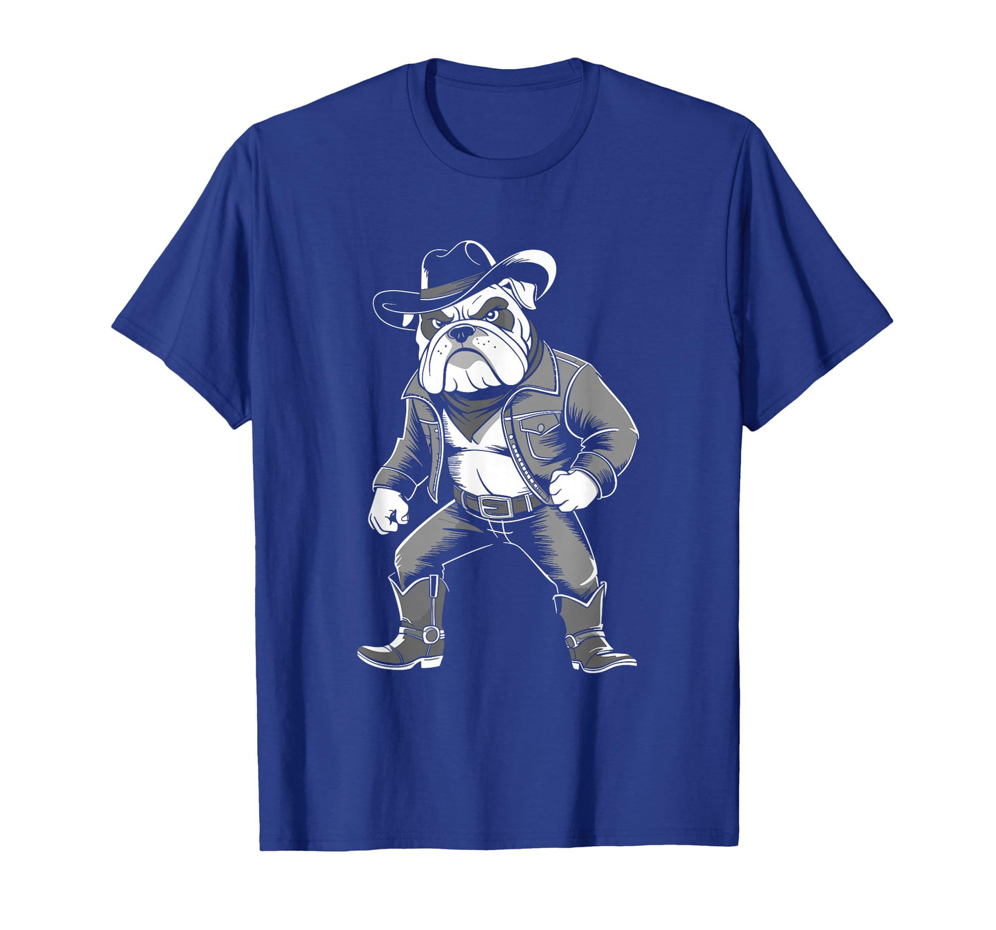 Cowboy Bulldog Western Funny Country T-Shirt