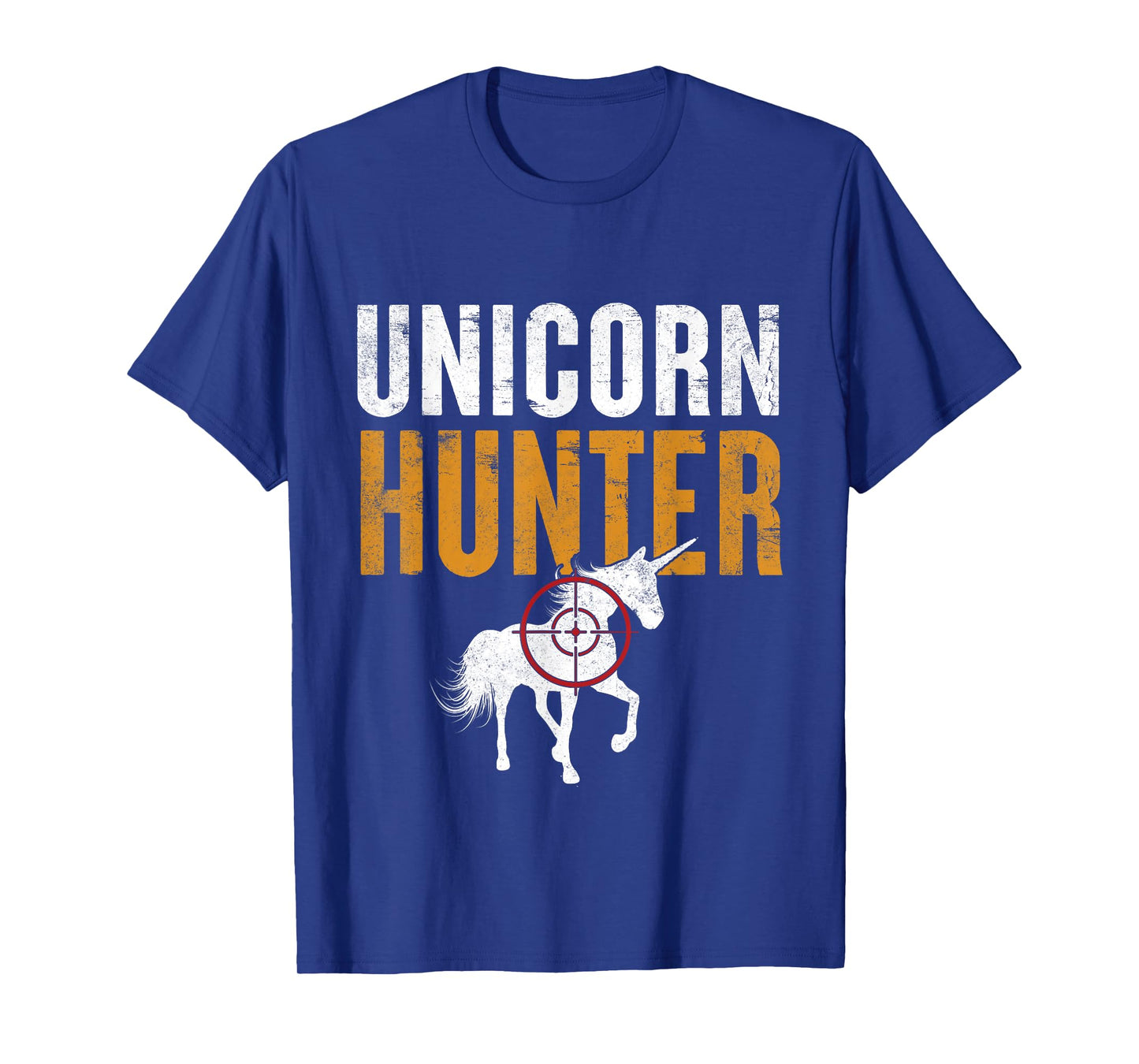 Funny Lazy Halloween Costume Unicorn Hunter Costume Men T-Shirt