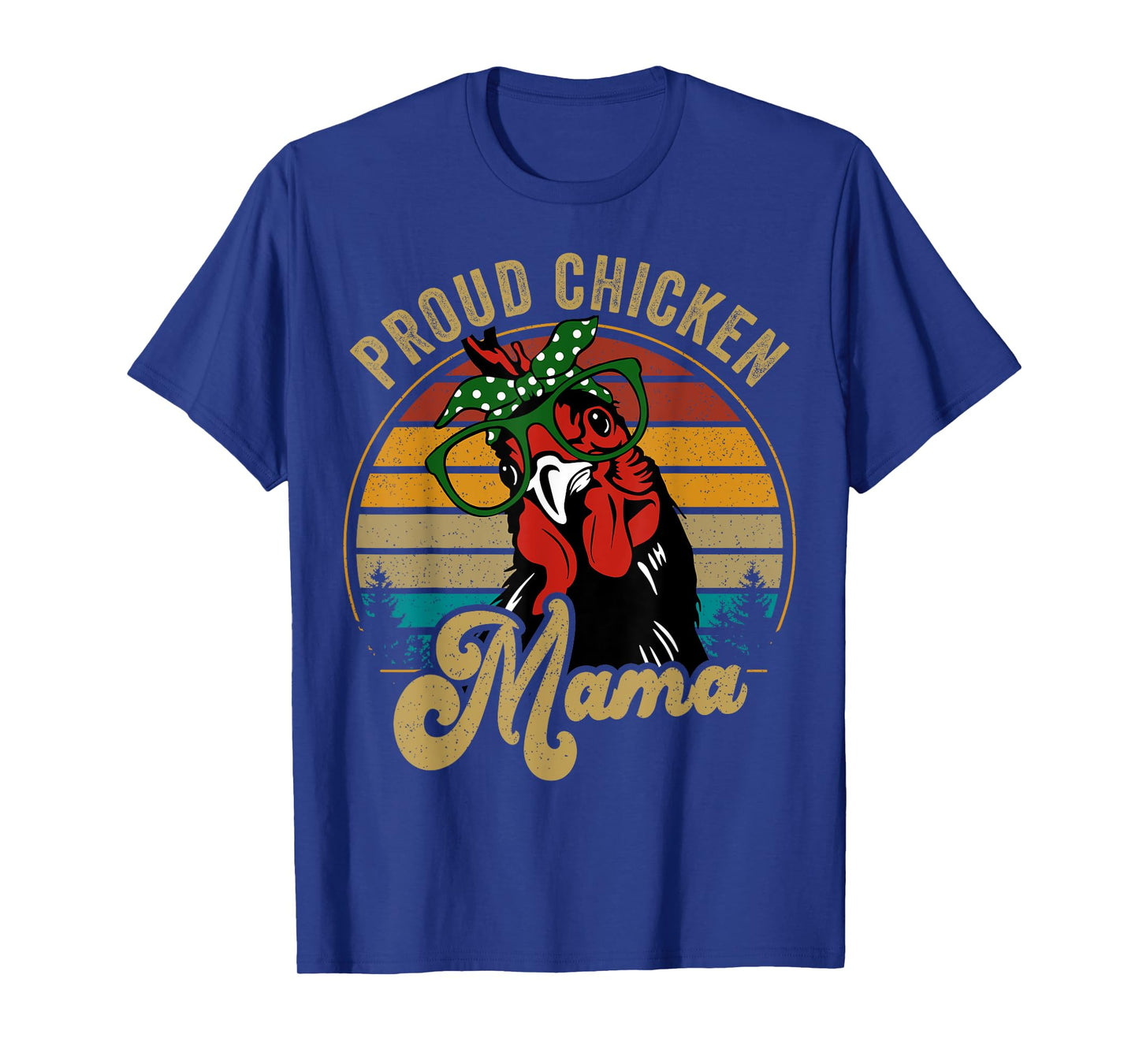 Chicken-Shirt Proud Chicken Mama Hen Mom Farmer Vintage T-Shirt