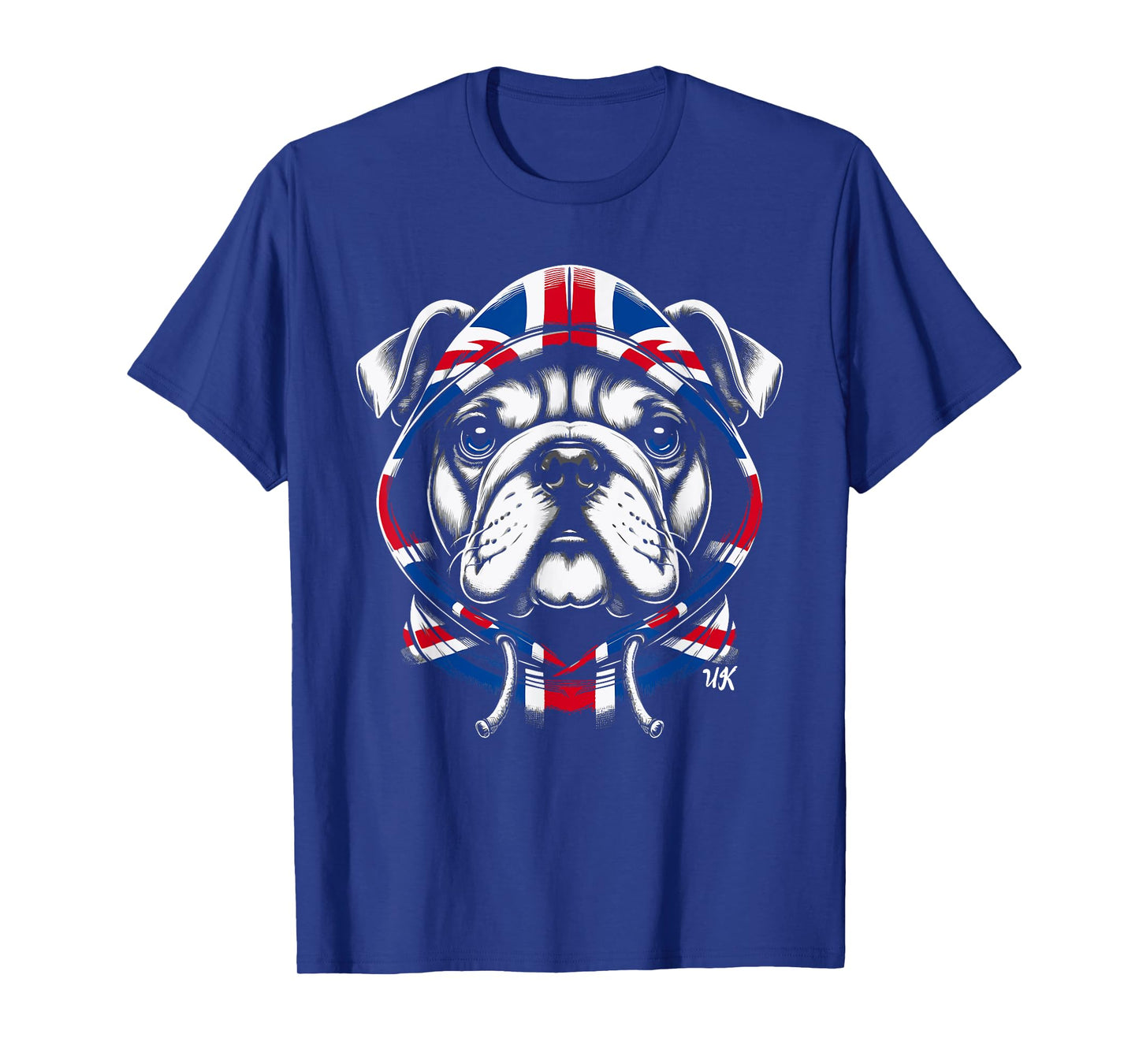 Bulldog UK British Flag England Men Women Kids T-Shirt