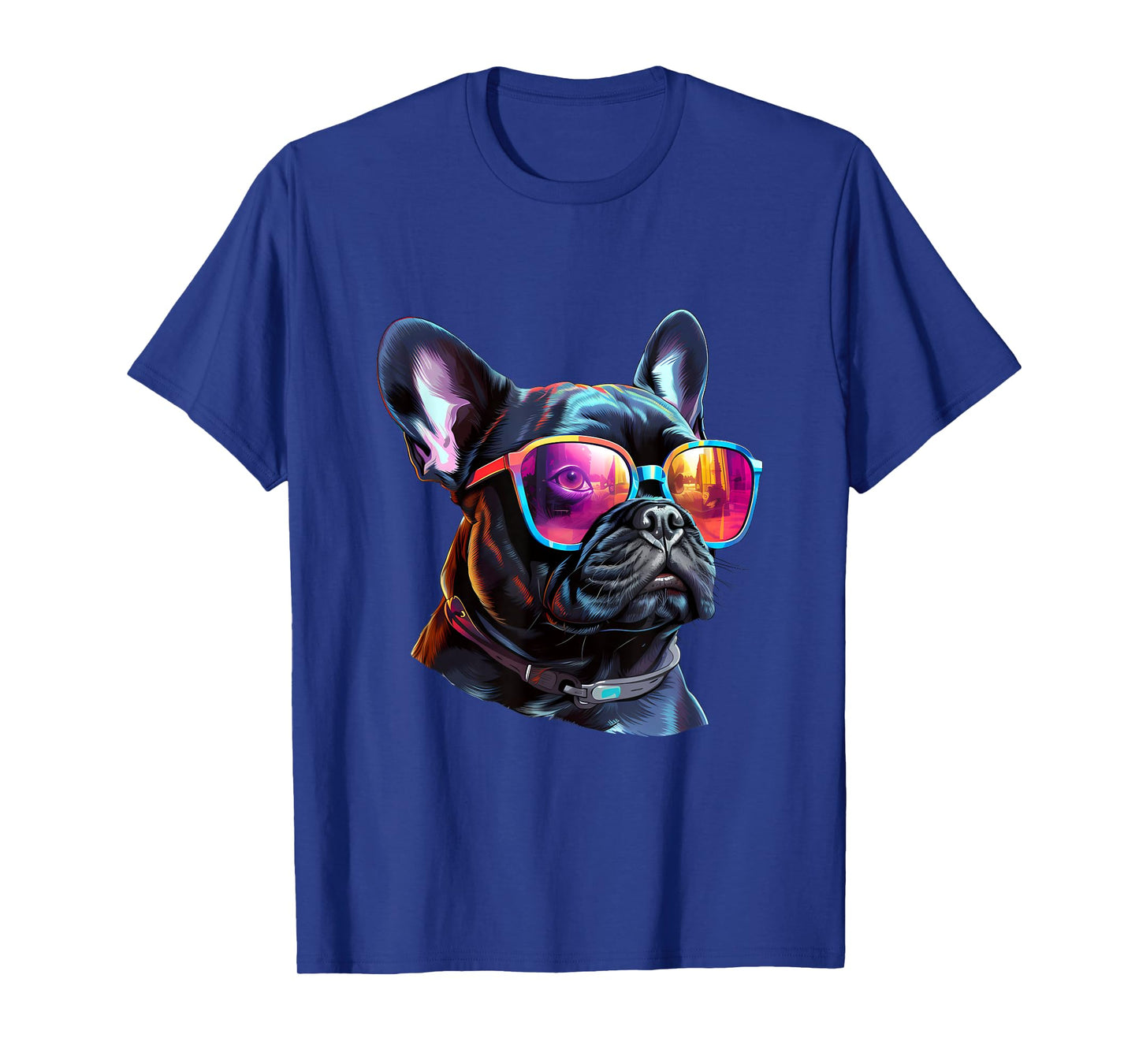 French_Bulldog Sulldog.pnglasses T-Shirt for Men Women Kids