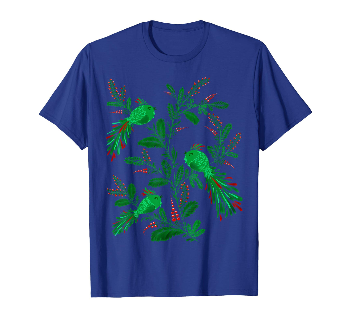 Magic Birds - Cute Floral Vintage Ukrainian Vyshyvanka Style T-Shirt