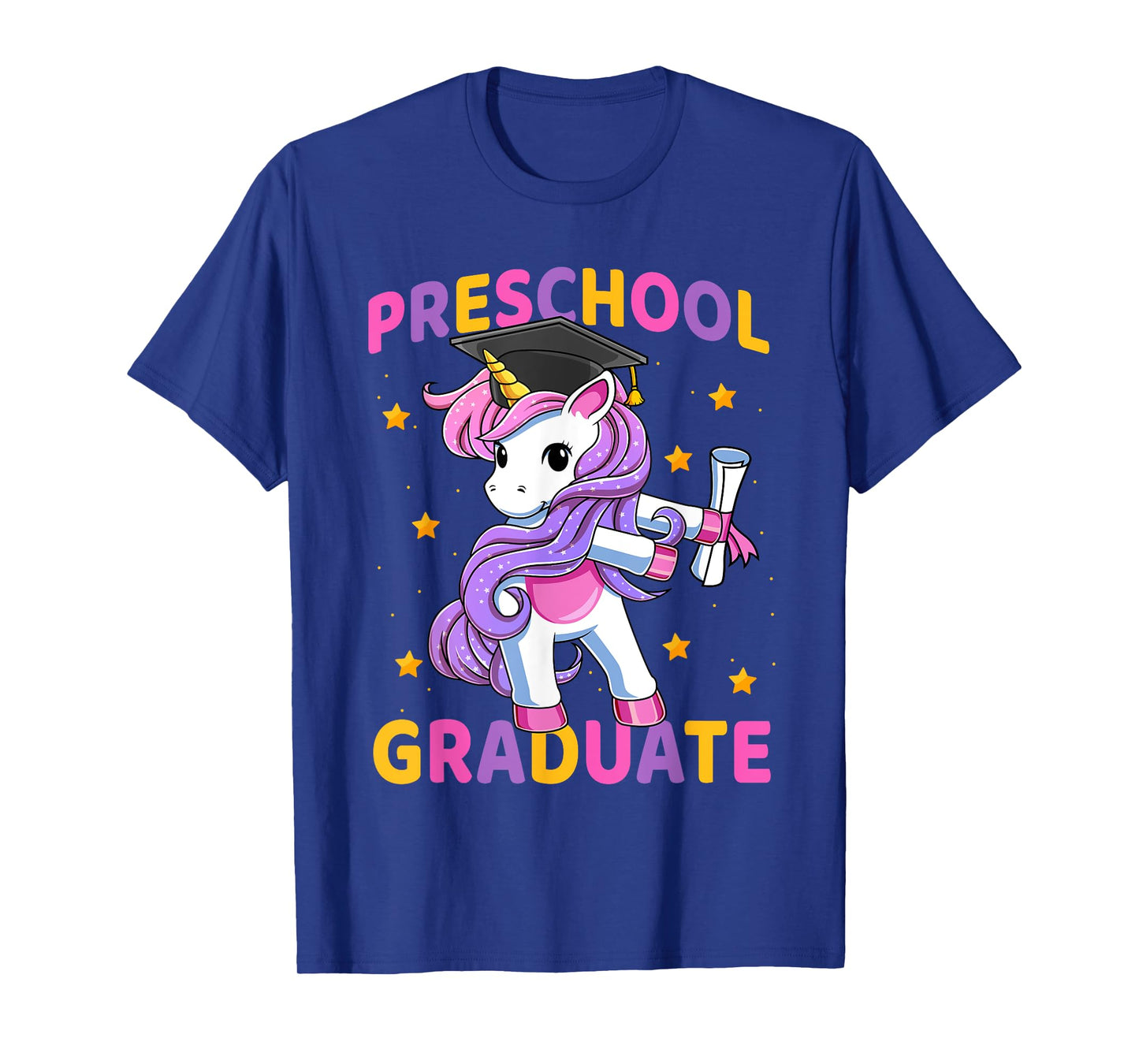 Flossing Unicorn Preschool Graduation for Girls Kids T-Shirt