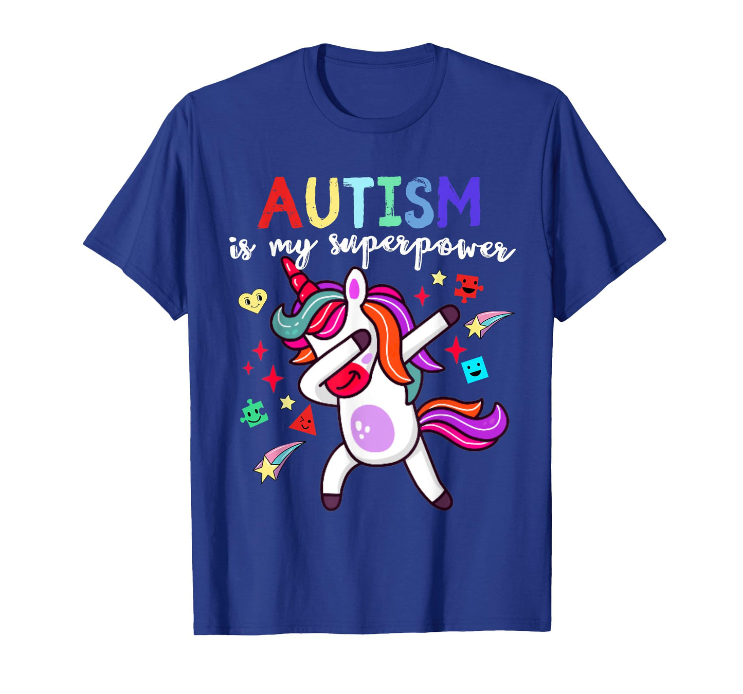 Autism is My Superpower Autism Awareness Unicorn for Kids T-Shirt