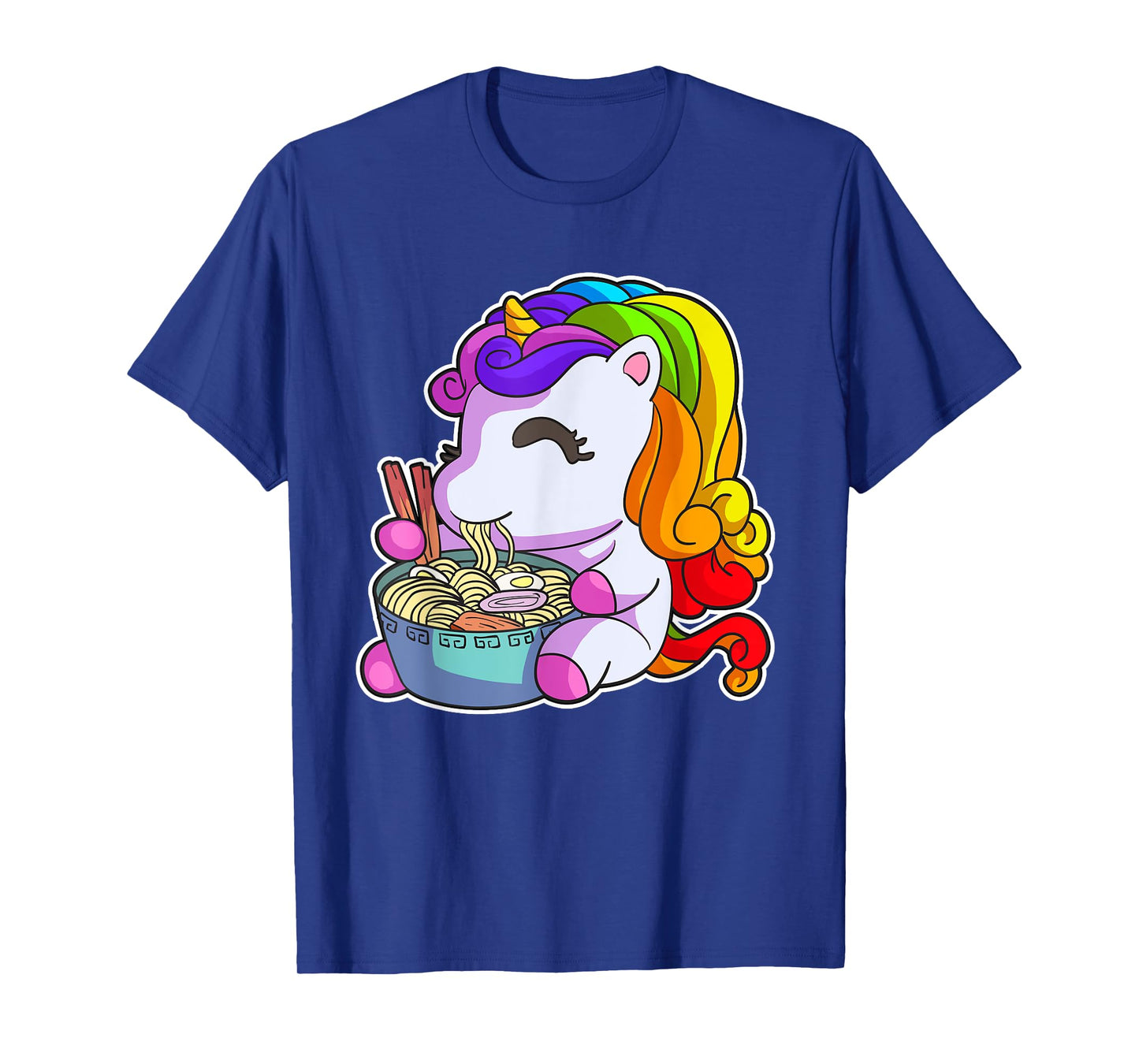 Kawaii Ramen Shirt Women Ramen Noodles Gift Unicorn Girls T-Shirt