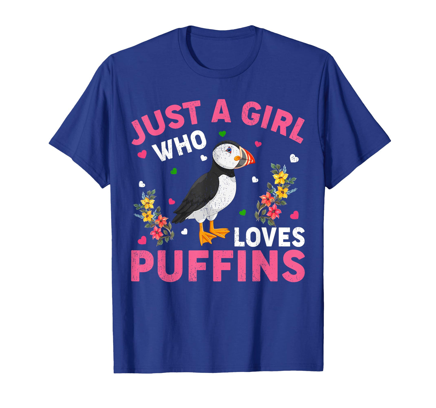 Puffin Bird Lover Just A Girl Who Loves Puffins T-Shirt
