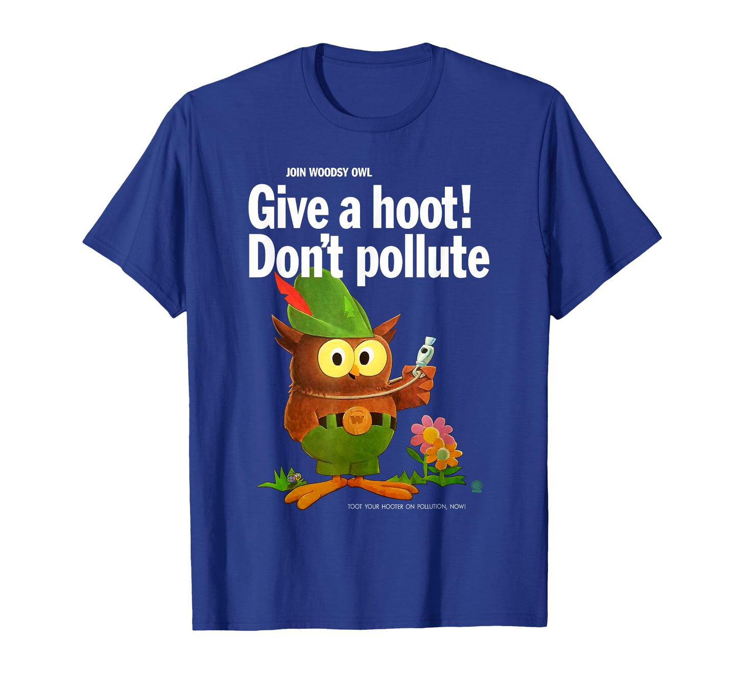 Woodsy Owl Retro Give a Hoot Don't Pollute T-Shirt