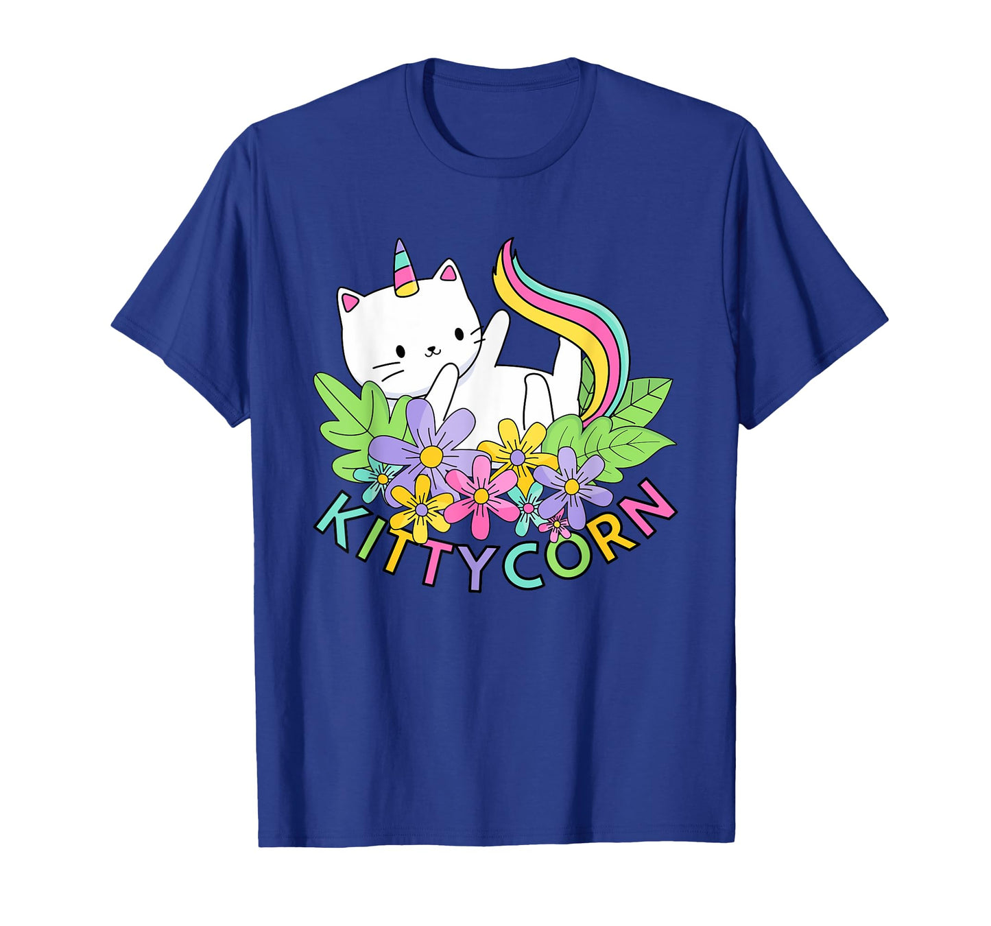 Rainbow Unicorn Cat Kittycorn T-Shirt