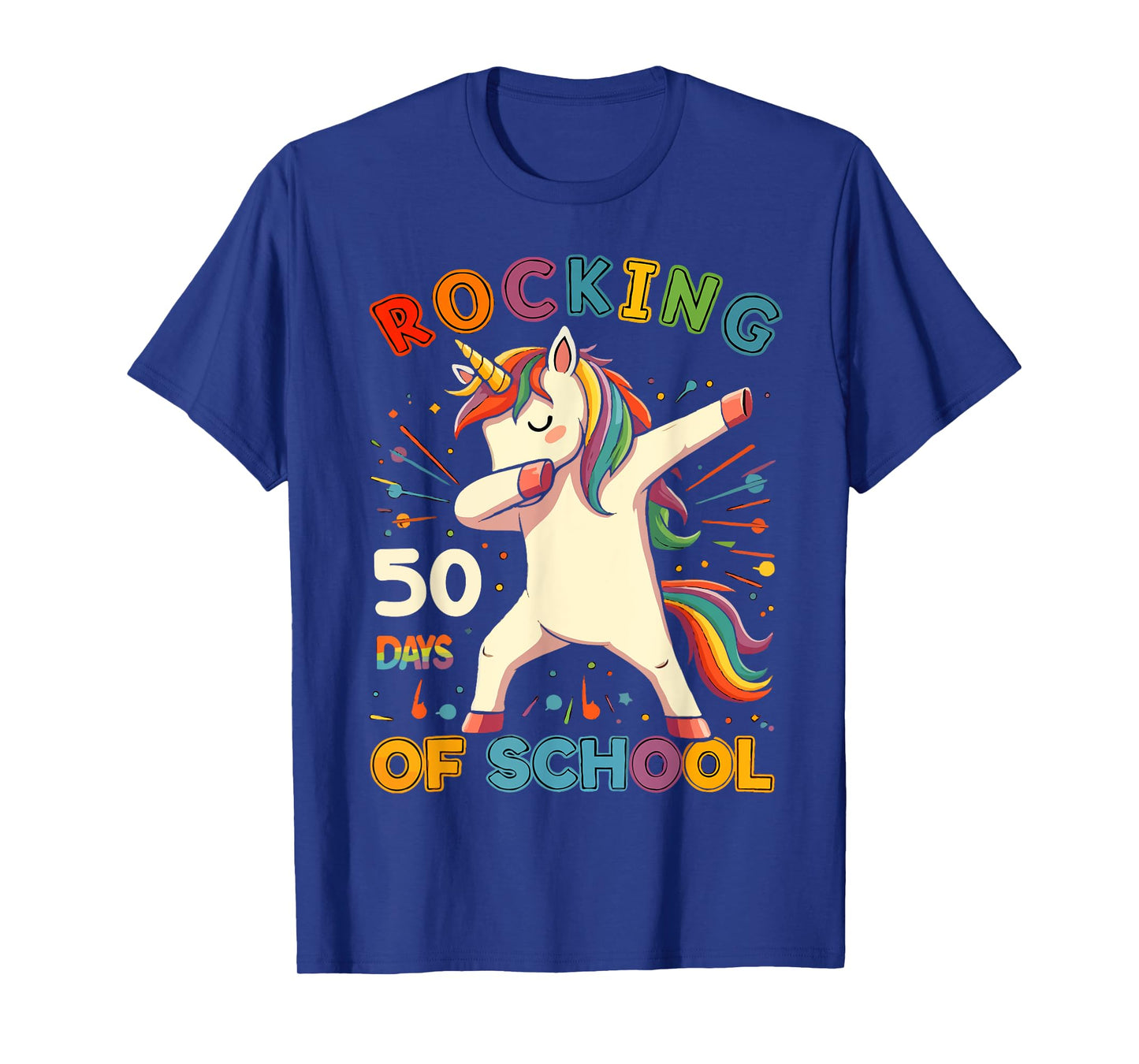 Rockin 50 Days of School 50th Day of School 50 Days Smarter T-Shirt