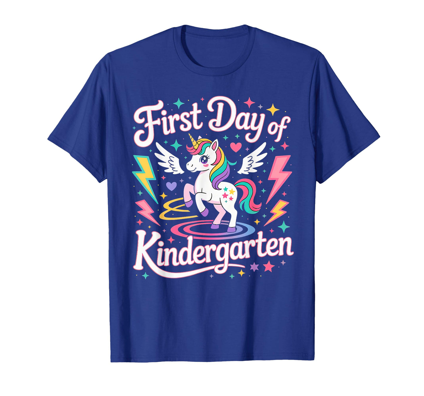 First Day Of Kindergarten Girls Unicorn First Day OF School T-Shirt