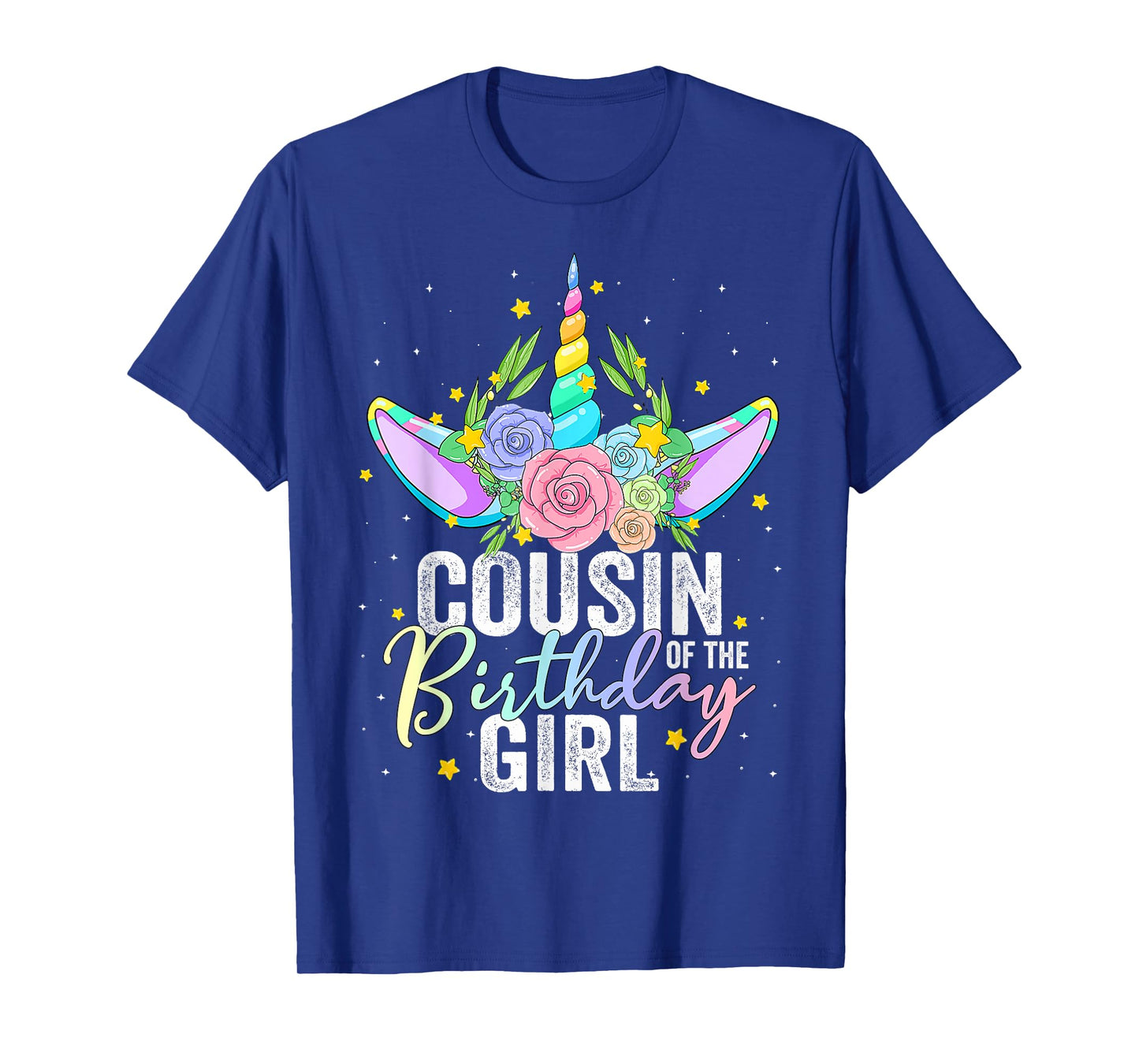 Cousin Of The Birthday Girl Gift Unicorn Birthday T-Shirt