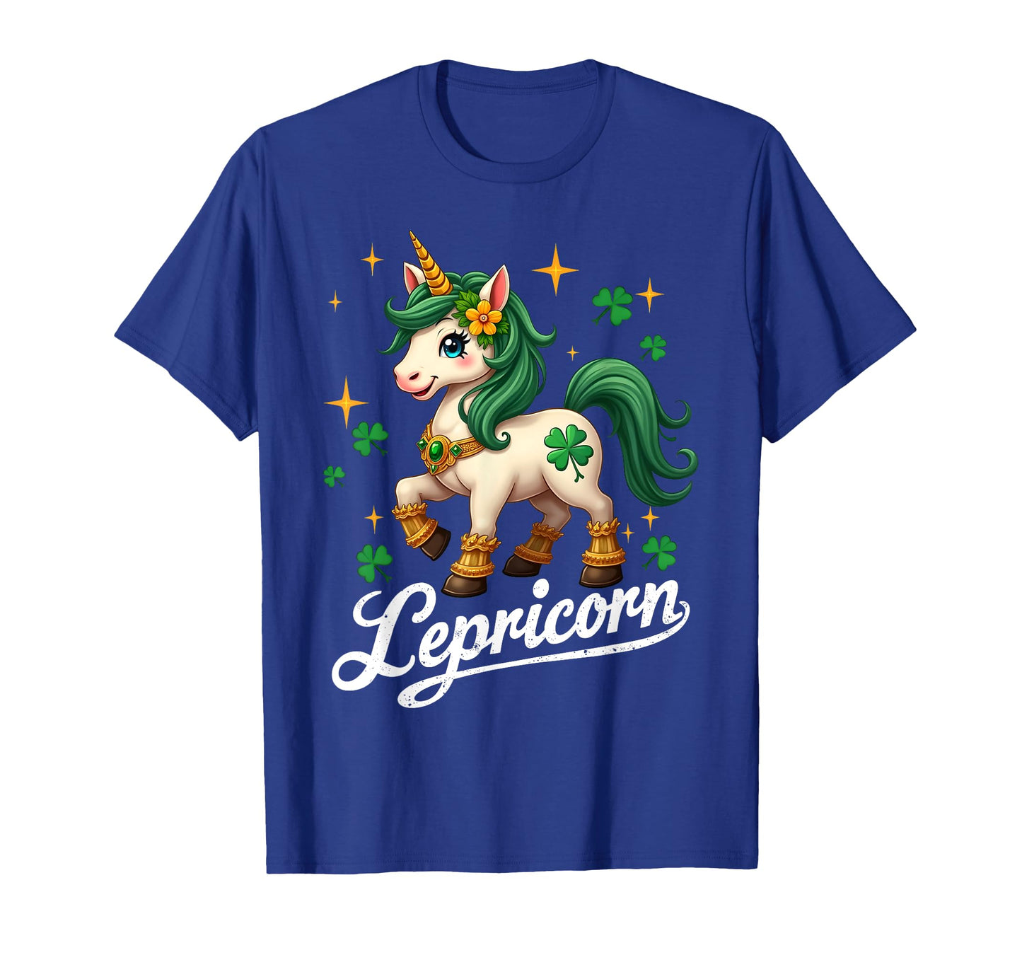 St Patricks Day Unicorn Cute Saint Pattys Girls Lepricorn T-Shirt
