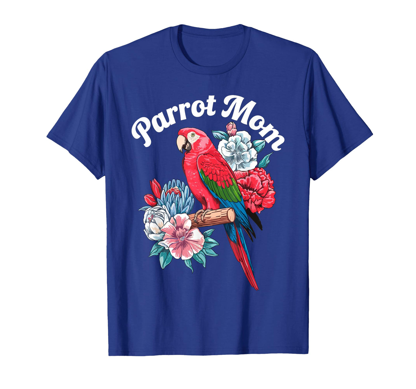 Cute Parrot Art For Women Girls Parrot Lover Parrot Owner T-Shirt