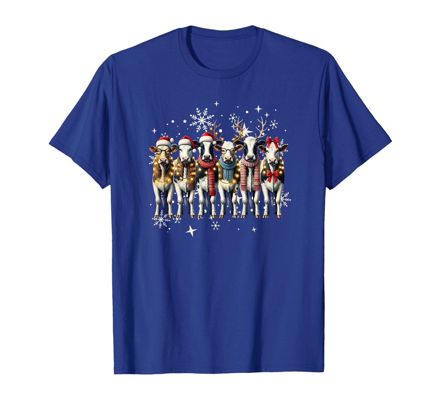 Cow Christmas Xmas Cow Lover T-Shirt
