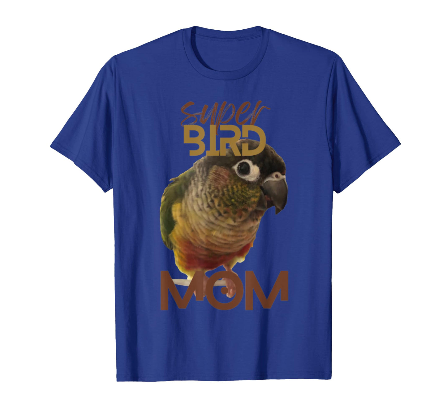 Super Bird Mom Conure Parrot Bird design | Green cheek T-Shirt