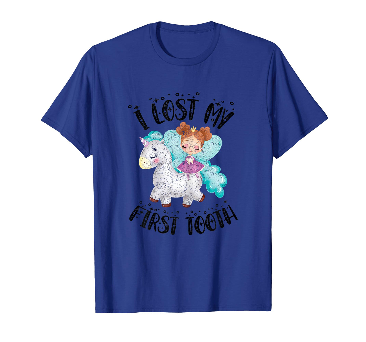 Cute Novelty I Lost My First Baby Tooth Out Fairy Unicorn T-Shirt
