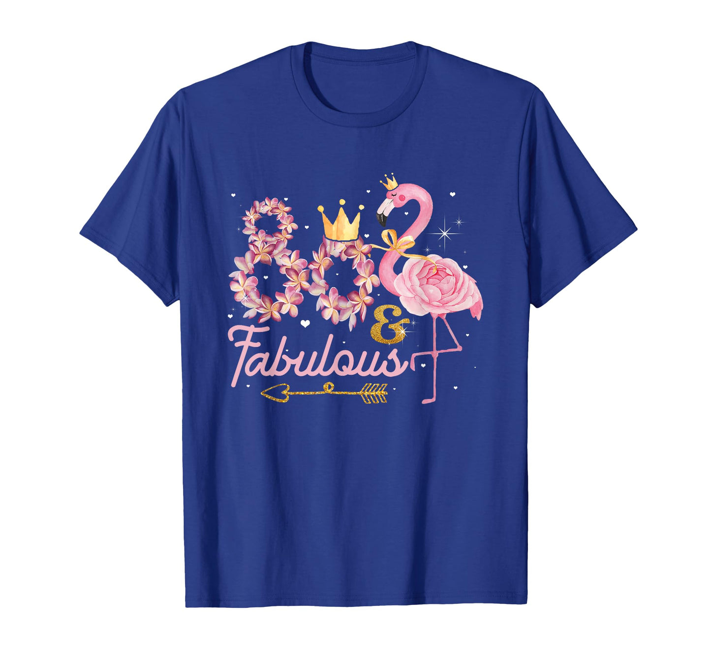 80 And Fabulous Flamingo 80th Birthday 1942 T-Shirt
