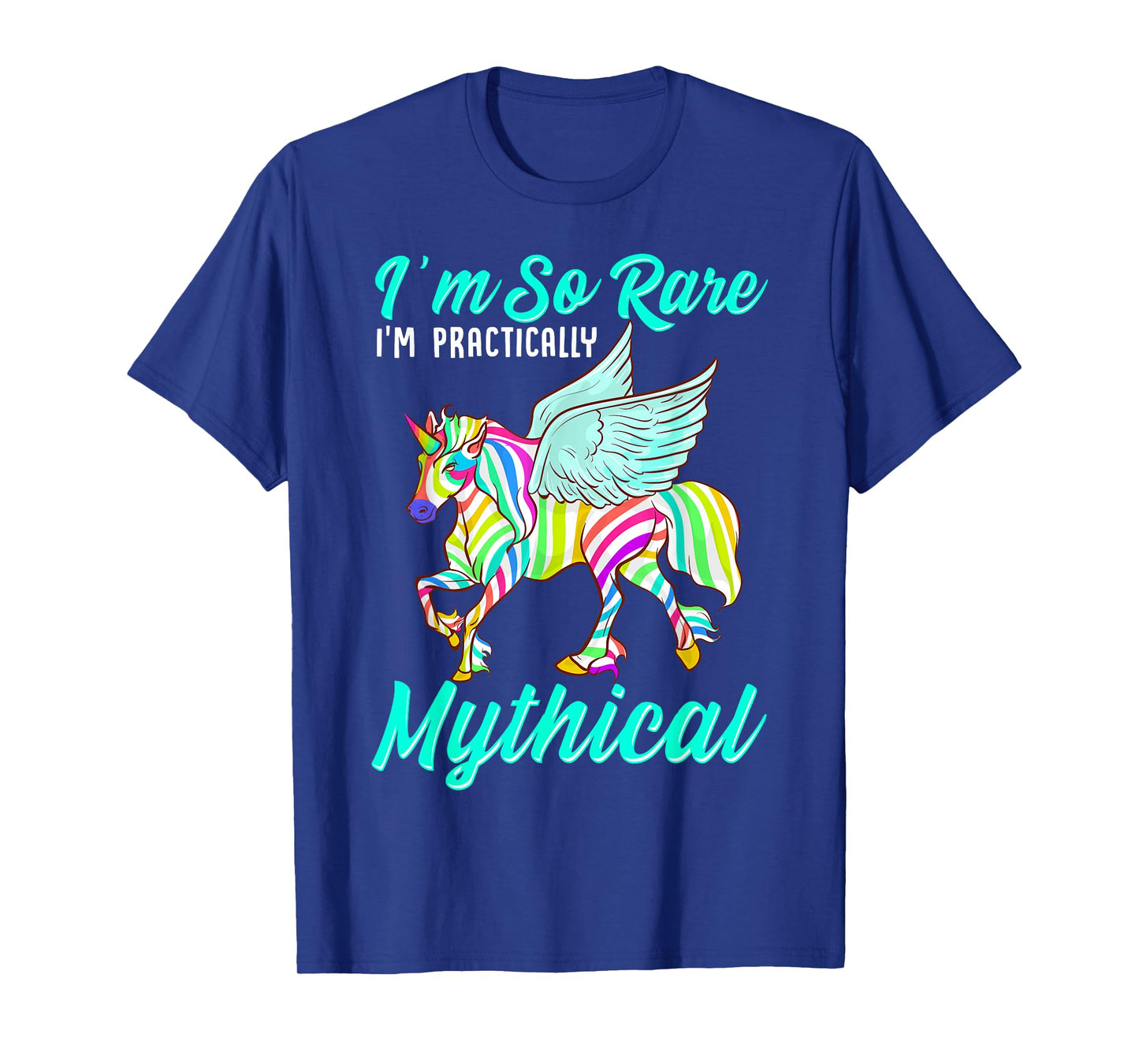 Rare Disease Zebra Unicorn Zebra Ribbon T-Shirt