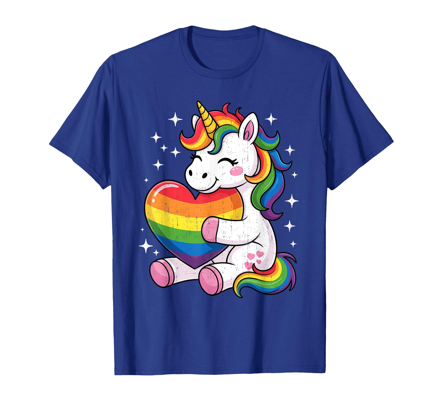 LGBTQ Rainbow Unicorn Sweet Pride Design For Kids T-Shirt