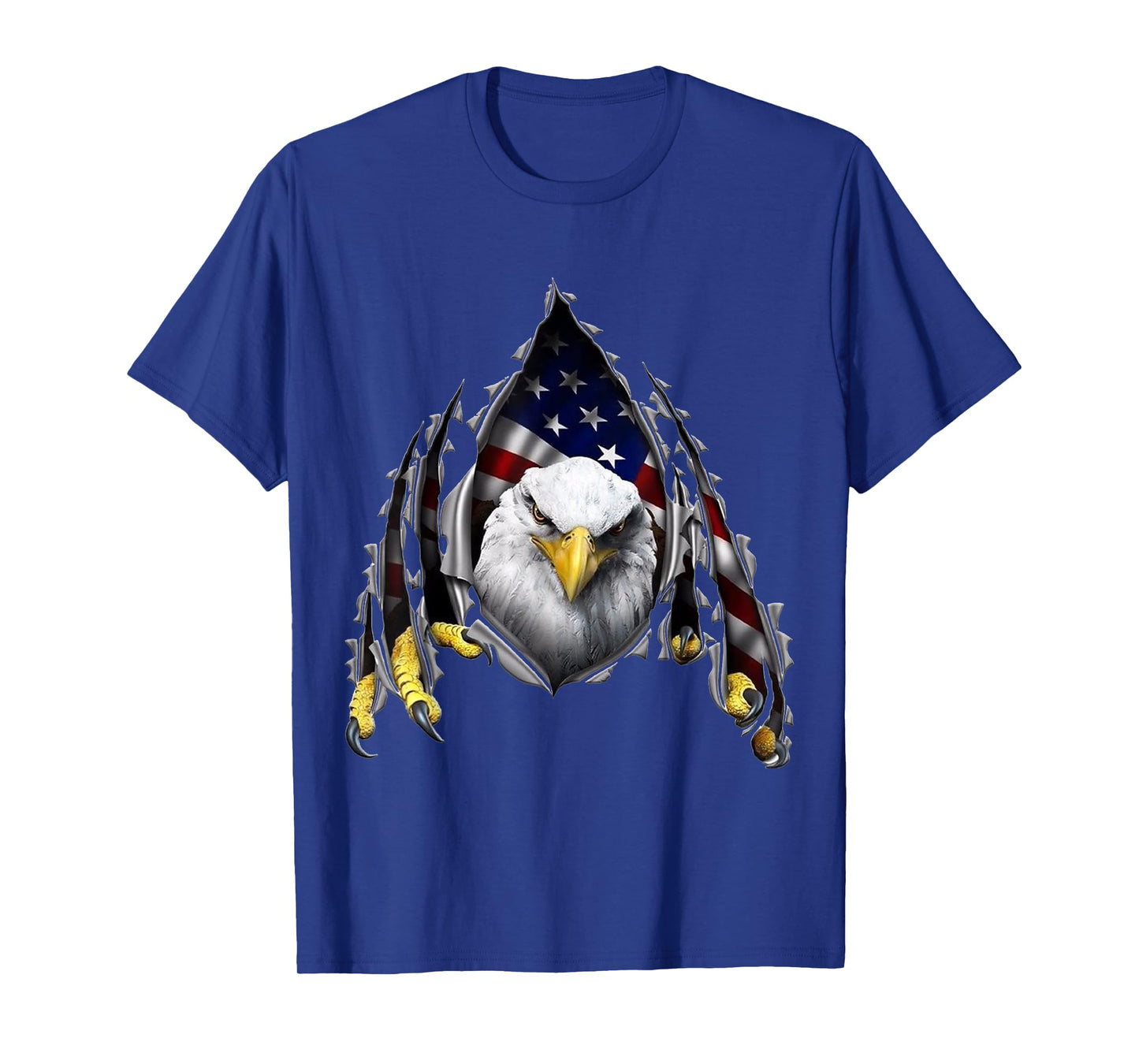 USA Flag Bald Eagle American Flag 4th Of July Women Kids Men T-Shirt