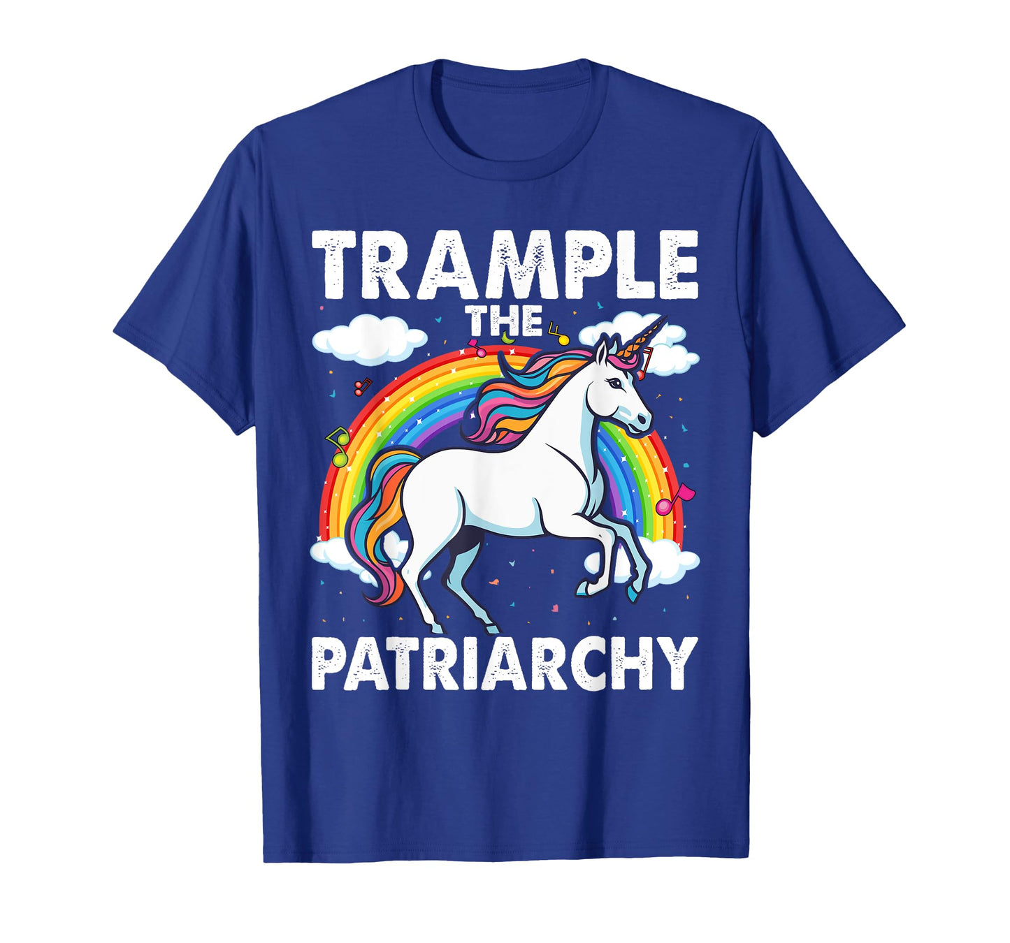 Trample The Patriarchy, Unicorn Lovers Feminist T-Shirt