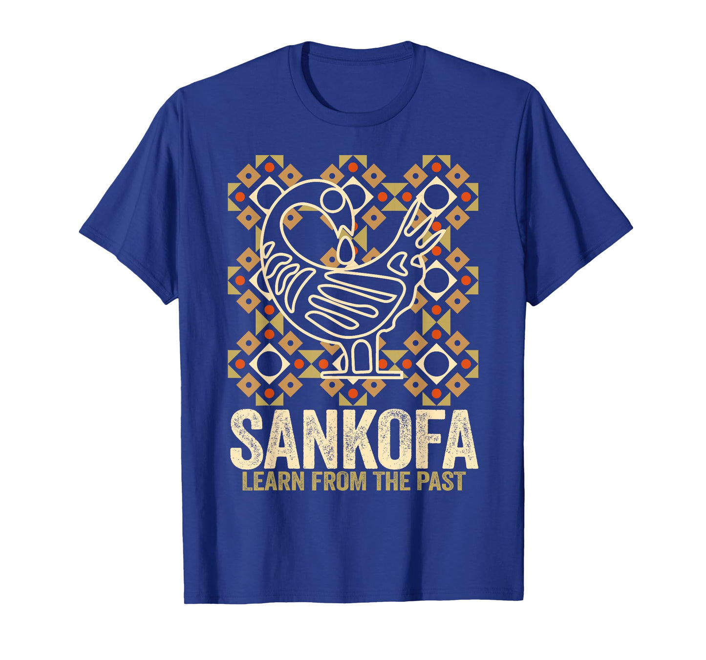 African Routes Sankofa Adinkra Black History Art T-Shirt