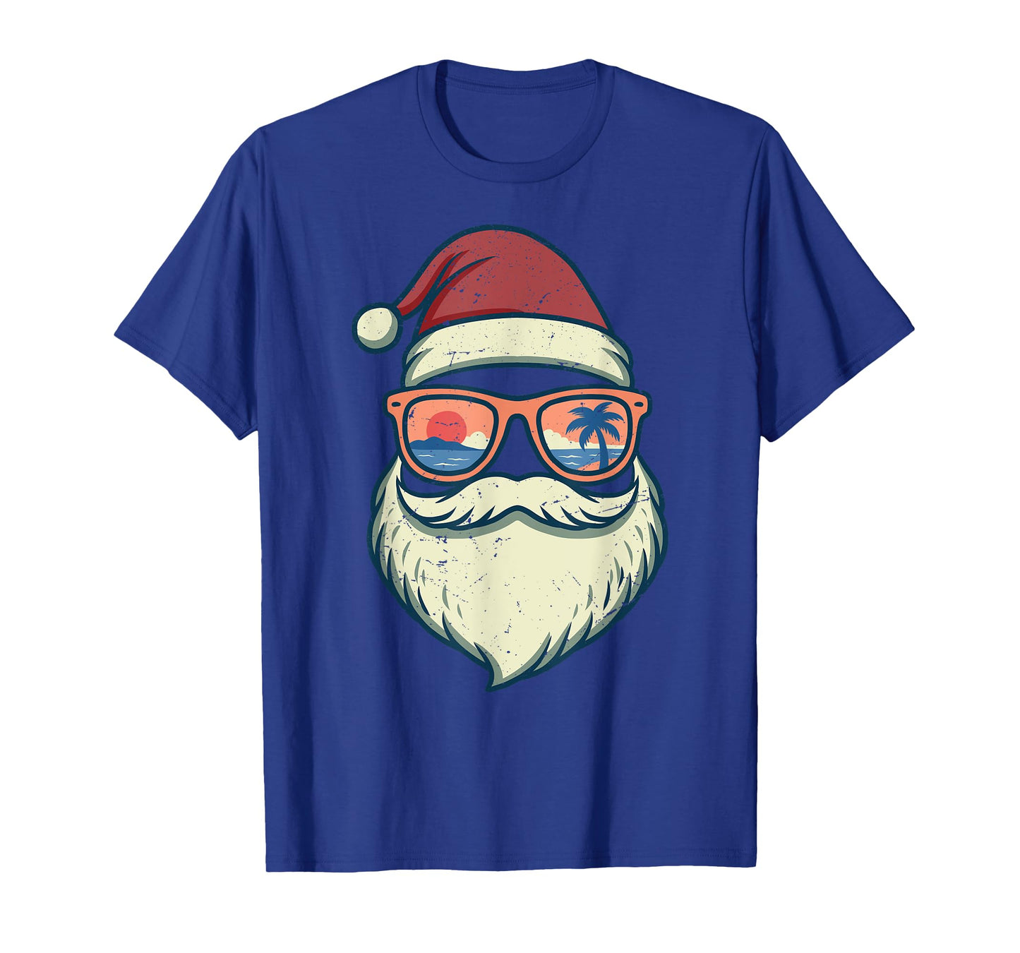 Santa Christmas In July Summer Hawaiian Christmas T-Shirt