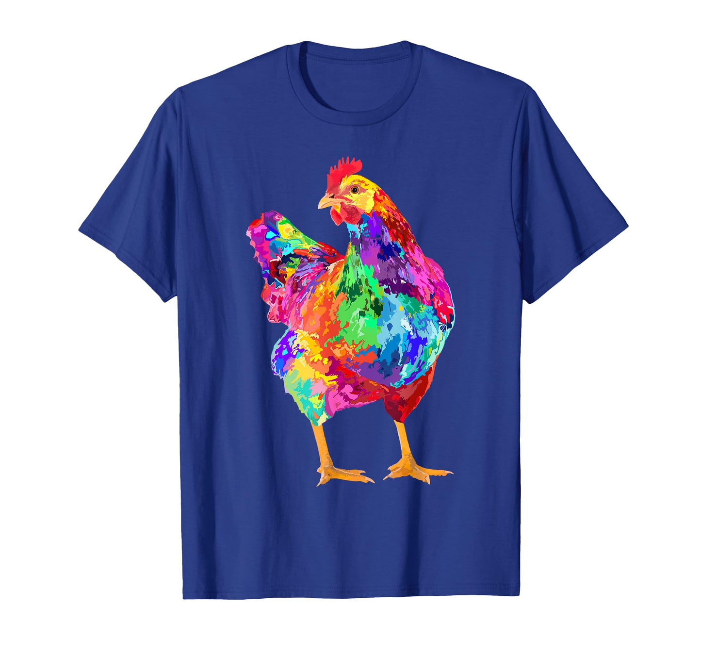 Chicken Lover Gifts Chicken Womens Colorful Cool Hen Mens T-Shirt