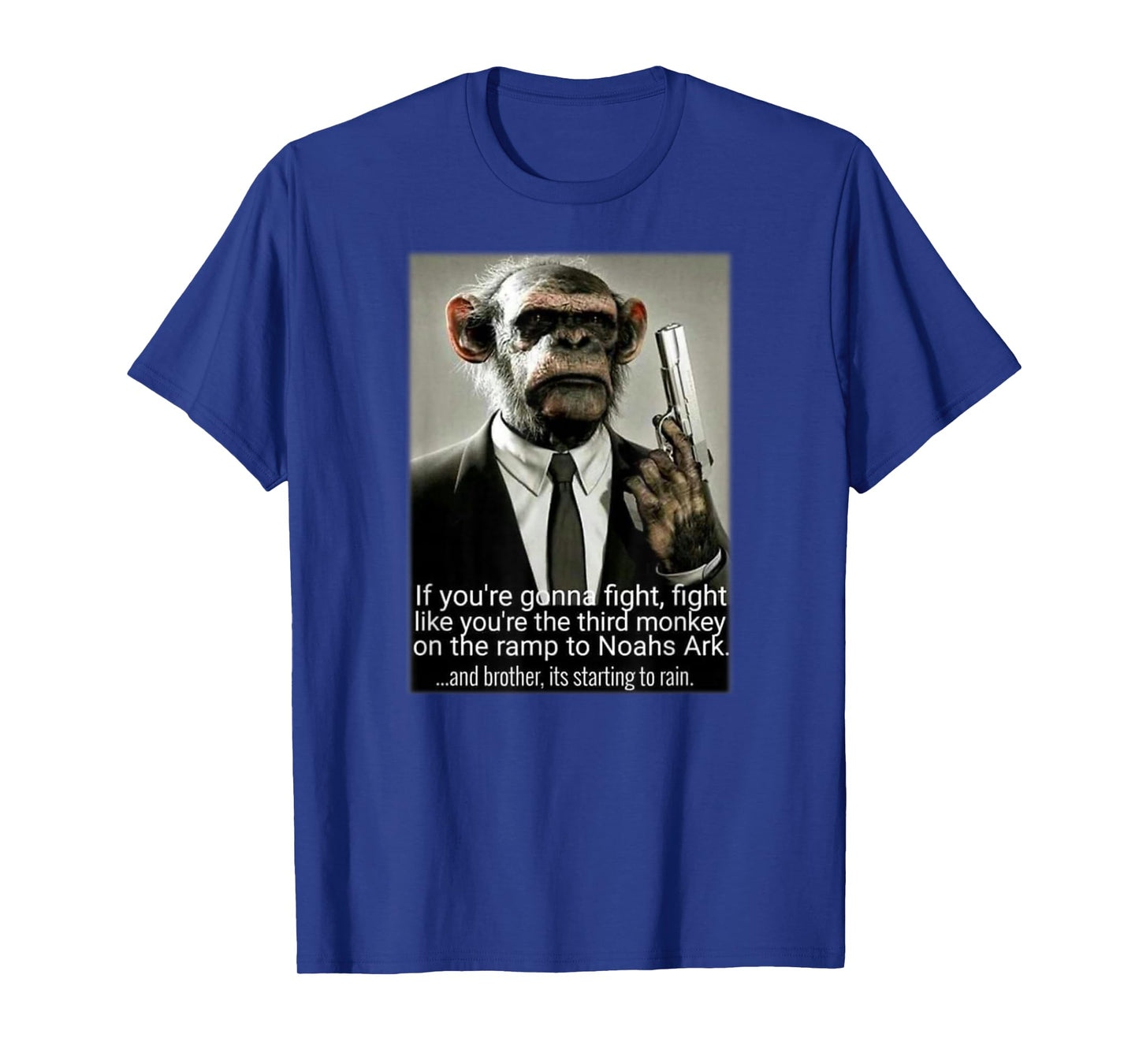 Fight Like your Third Monkey on Noahs Ark Pop Culture T-Shirt