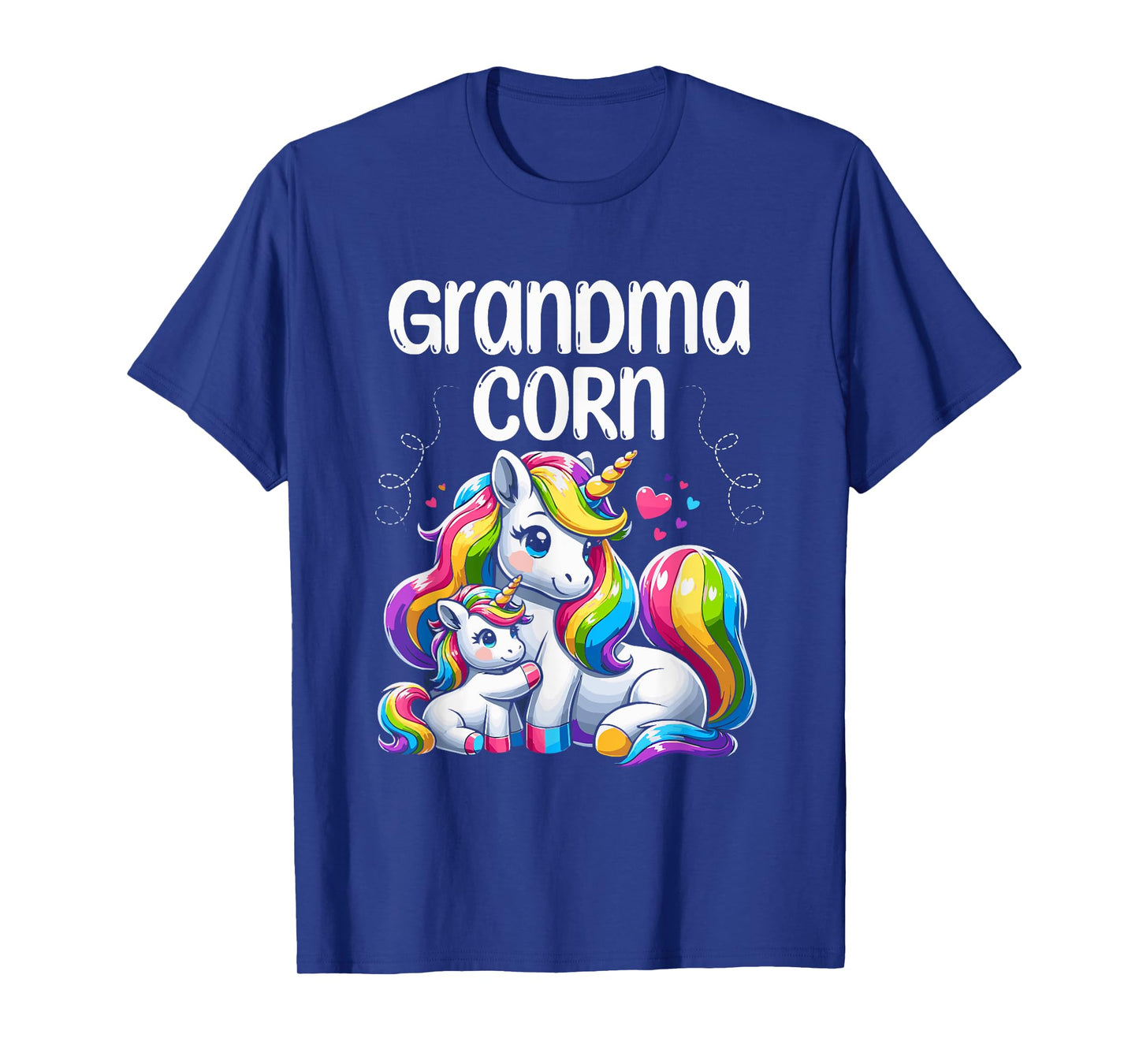 Grandma Corn Unicorn Mythical Creature Unicorns Grandmother T-Shirt