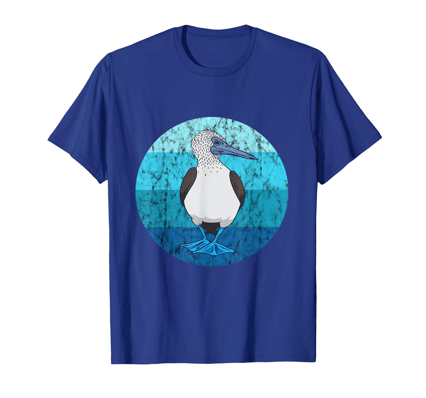 Blue-footed boobies boobies bird lovers retro vintage water T-Shirt