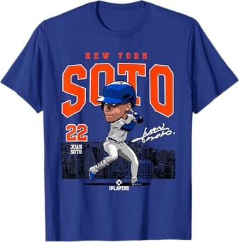 Juan Soto | New York MLB Baseball Players | MLBJSO204M T-Shirt