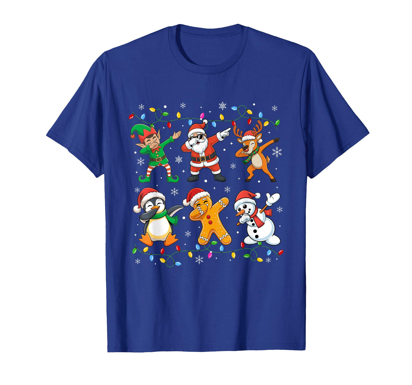 Dabbing Santa Elf Friends Christmas Boys Girls Men Xmas T-Shirt