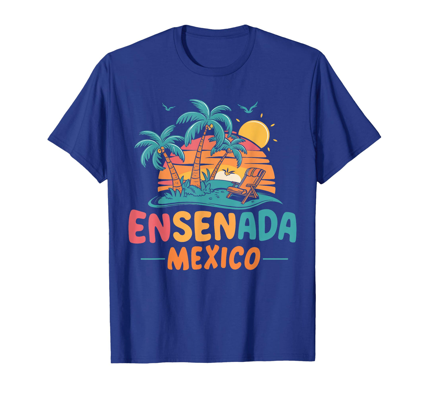 Ensenada Mexico Tropical Sunset beach Souvenir Vacation T-Shirt for Men Women Kids