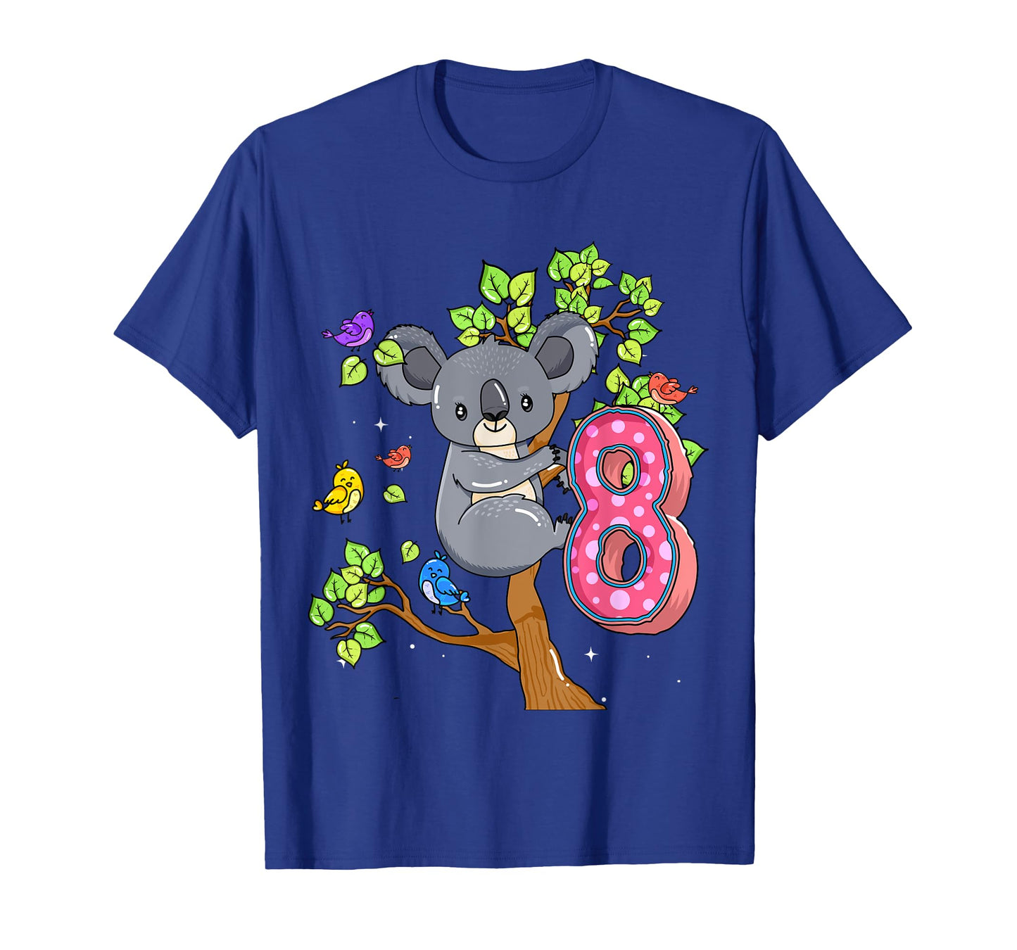 Koala Bear 8th Birthday Girl 8 Year Old Birthday Koalas Bday T-Shirt