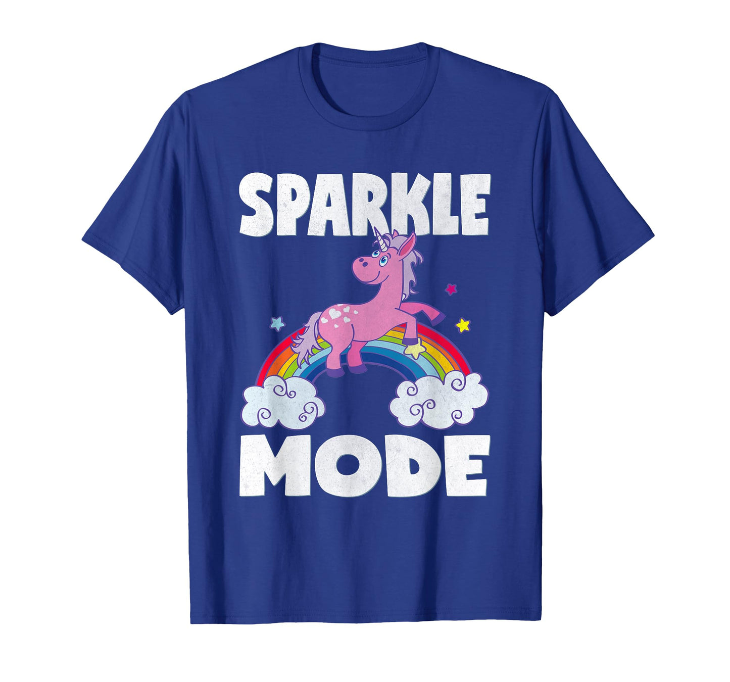 Sparkle Mode Unicorns Magic Sparkle Rainbow Unicorn T-Shirt T-Shirt