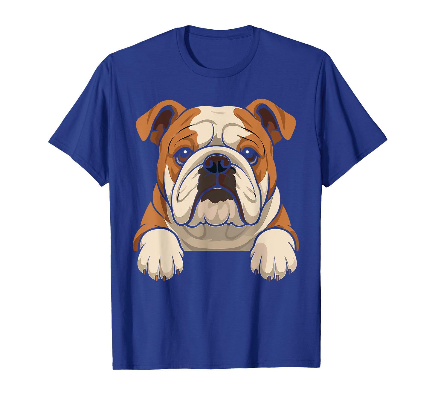 Funny English Bulldog Dog Lover Pocket T-Shirt