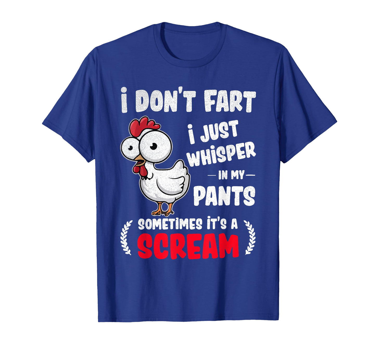 Funny Chicken Fart Joke Humor for Friends and Family T-Shirt