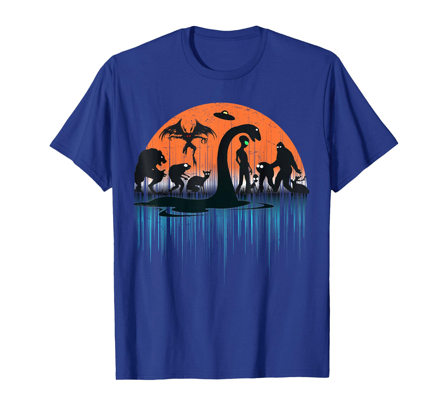 Mythical Loch Ness Bigfoot Mothman Aliens Funny Cryptid T-Shirt