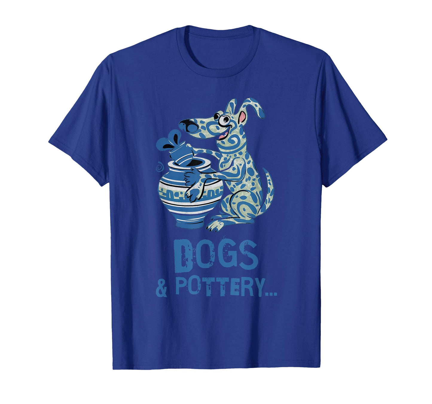 Dogs and Pottery Funny Dog Potter Art T-Shirt for Men Women Girls Kids
