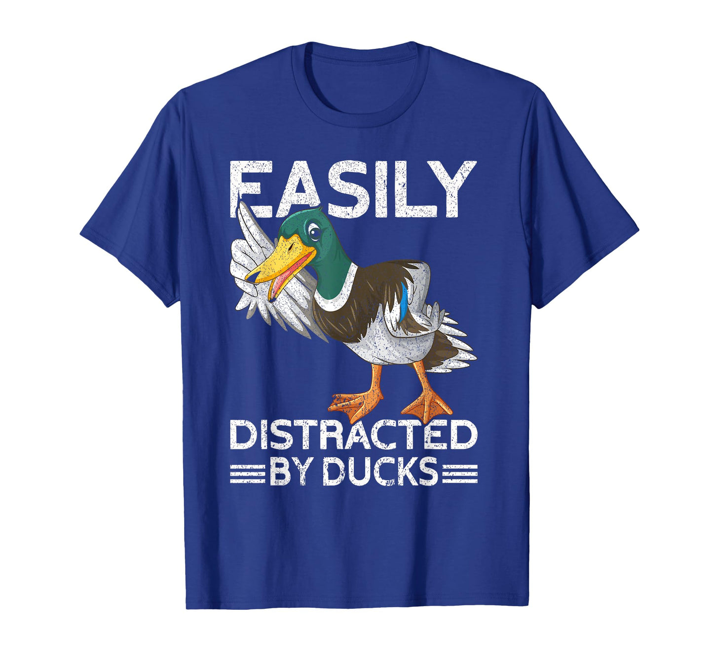 Easily Distracted By Ducks | Farm Lover Funny Duck Farmer T-Shirt