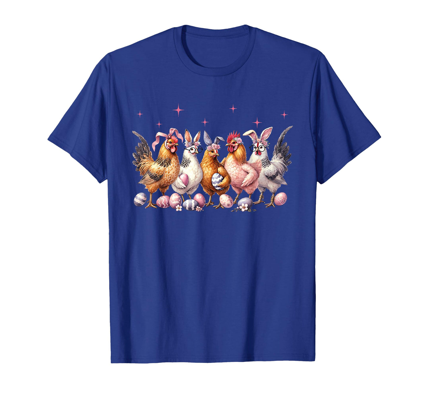 Easter Bunny Farm Chicken Bunny Ears T-Shirt