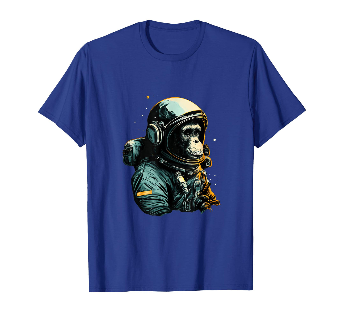 Chimpanzee Astronaut Space Travel Monkey Vintage Design T-Shirt