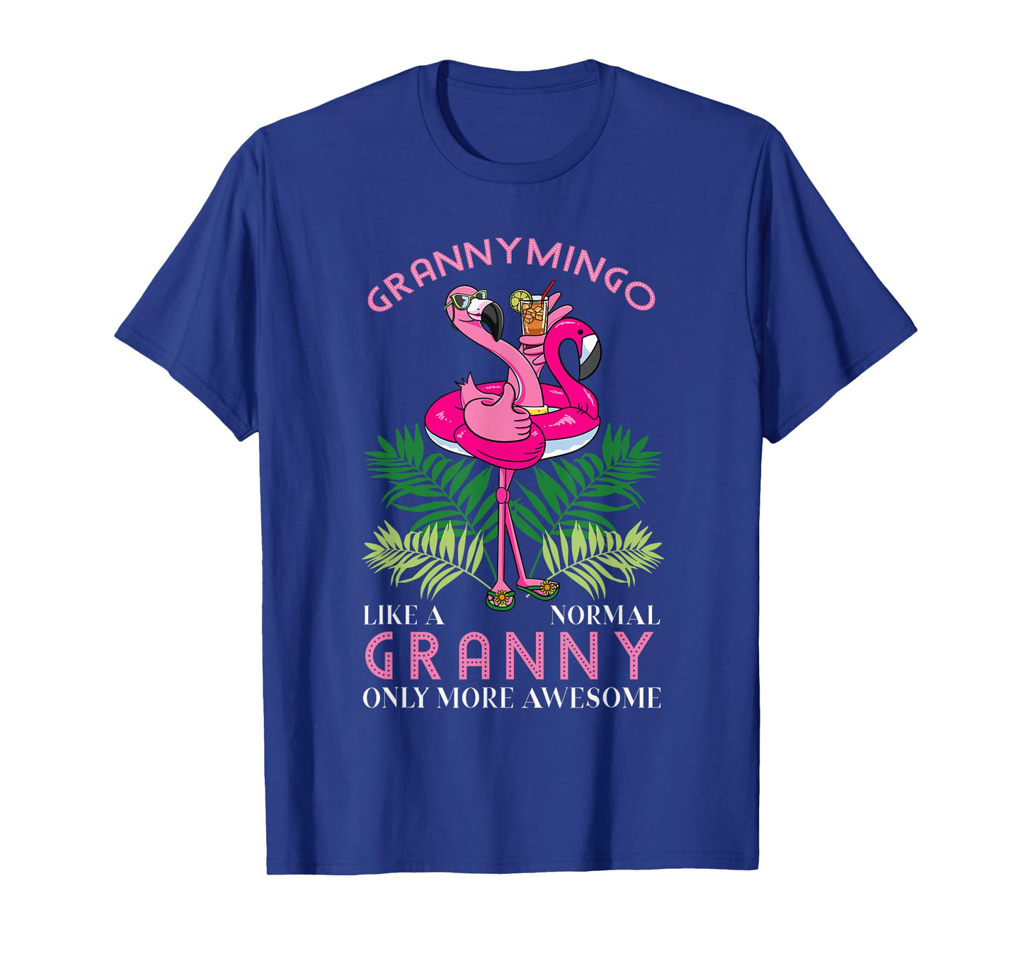 Grannymingo Grandmother Flamingo Lover Gramma Grandma Granny T-Shirt