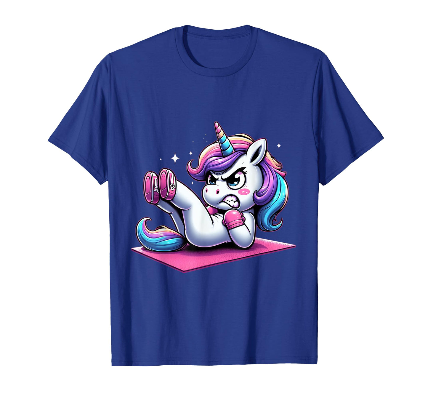 Unicorn Crunches Fitness Gym Boys Girls Men Women Kids T-Shirt