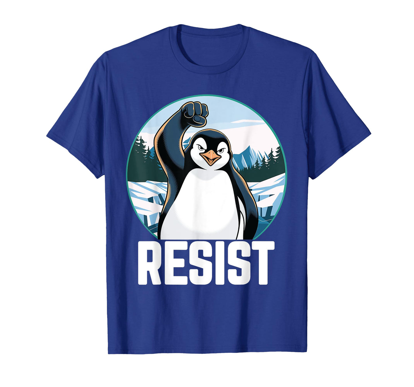 Penguin Funny Resist Tariffs T-Shirt